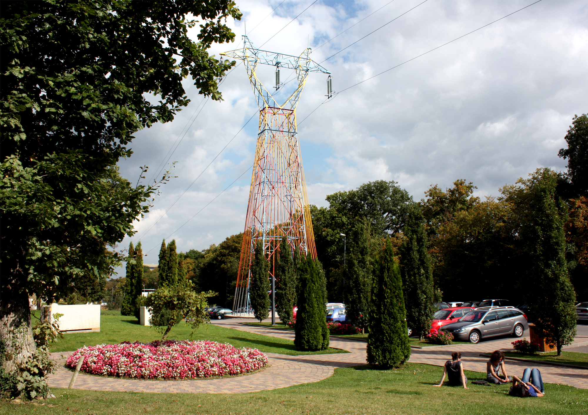 Source-Flame, pylon nb°13, Thermal city of Amnéville