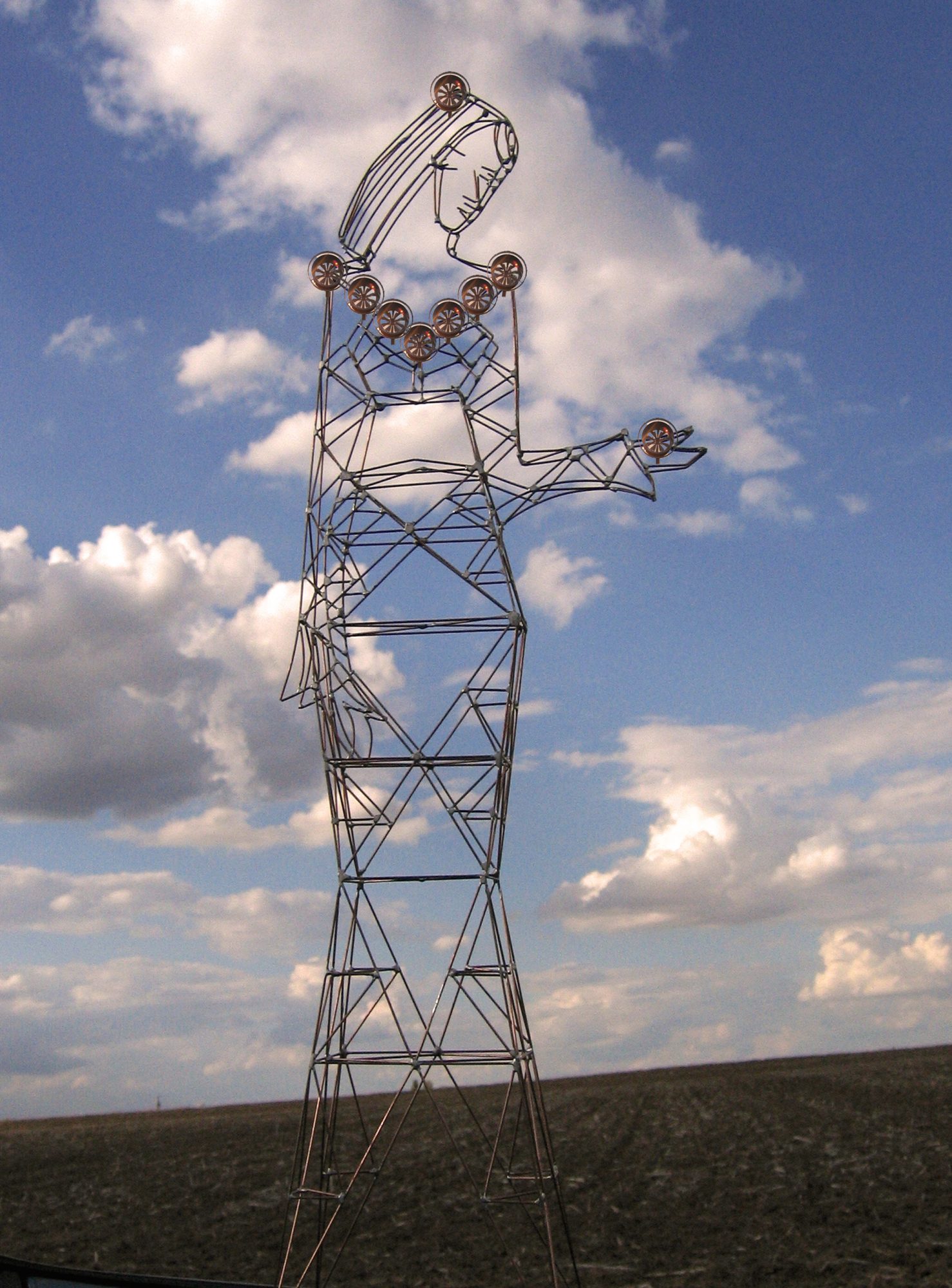 Ondine, wind mast sculpture